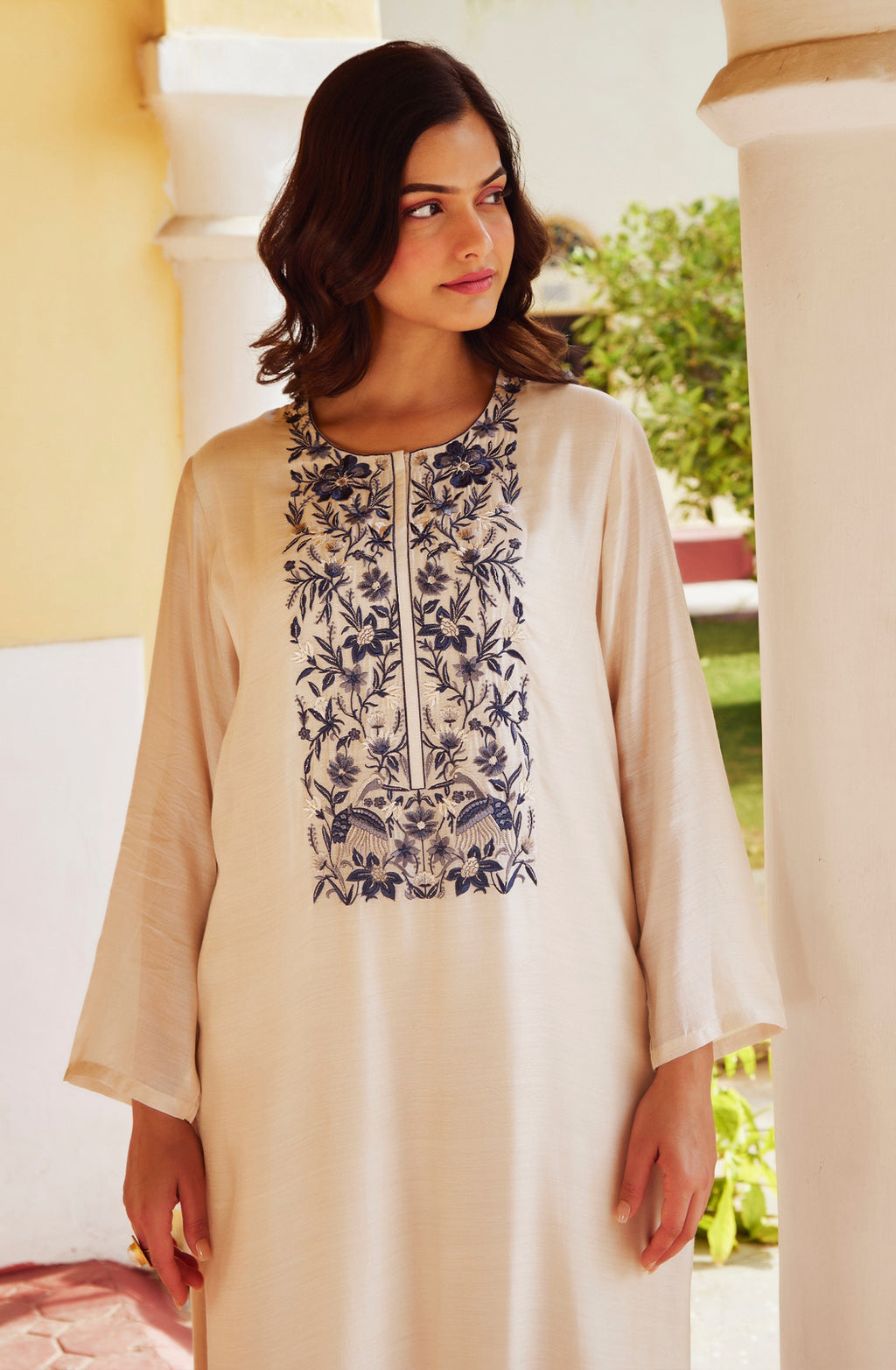 MISHNEE FASHION Women Viscose Rayon Kurti Pant Dupatta Set